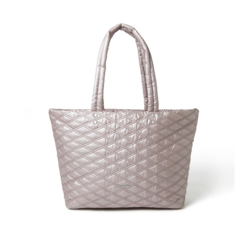 Girlfriend Gear Collection XIIX Lavender Quilted Tote Bag 13”-17”L x 12”H NWOT - Picture 15 of 16